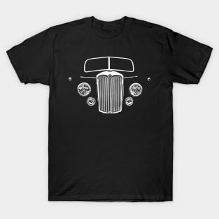 Riley Pathfinder 1950s British classic car minimal white T-Shirt